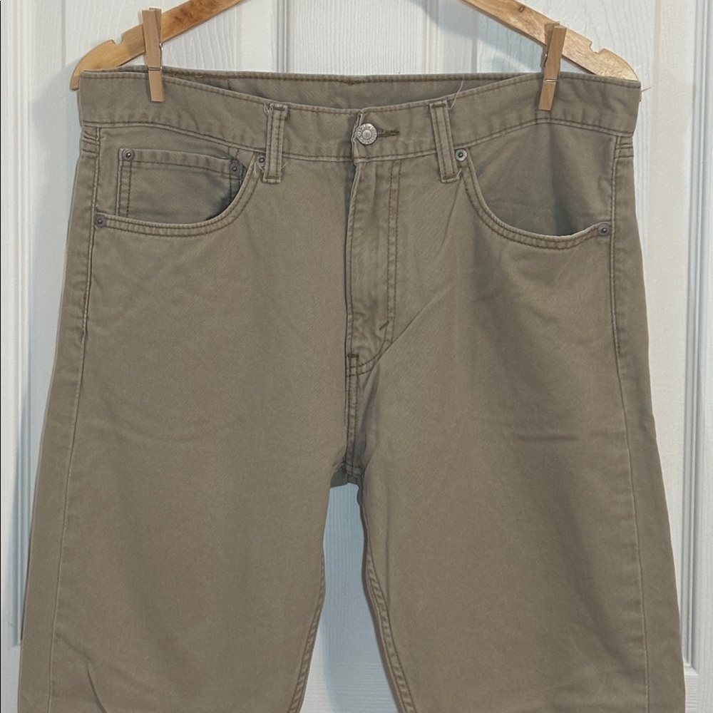 Levi’s 508 Tan Cotton Jeans, Reugular taper fit, 34 x 30 - Picture 2 of 9